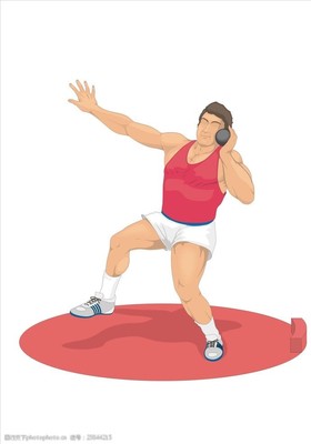 鉛球運動員的凝視 運動服飾與軀殼的張力